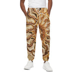 Ammonite Fossil Print Cotton Pants