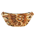 Ammonite Fossil Print Fanny Pack