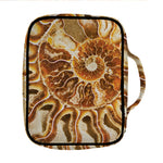 Ammonite Fossil Print Front Pocket Bible Bag