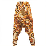 Ammonite Fossil Print Hammer Pants