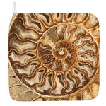 Ammonite Fossil Print Hand Towel