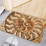 Ammonite Fossil Print Indoor Door Mat
