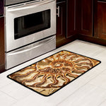 Ammonite Fossil Print Kitchen Mat