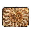 Ammonite Fossil Print Laptop Sleeve