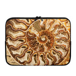 Ammonite Fossil Print Laptop Sleeve