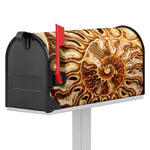 Ammonite Fossil Print Mailbox Cover