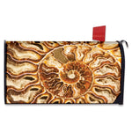 Ammonite Fossil Print Mailbox Cover