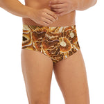 Ammonite Fossil Print Men's Briefs