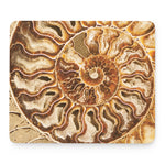 Ammonite Fossil Print Mouse Pad