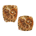 Ammonite Fossil Print Office Chair Cover