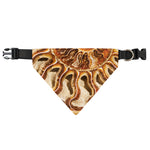Ammonite Fossil Print Over The Collar Dog Bandana
