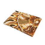 Ammonite Fossil Print Pet Cooling Mat Cover