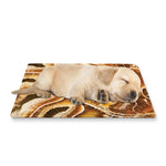 Ammonite Fossil Print Pet Cooling Mat Cover