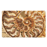 Ammonite Fossil Print Polyester Doormat