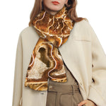 Ammonite Fossil Print Scarf