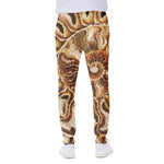 Ammonite Fossil Print Scuba Joggers