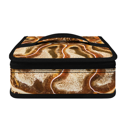 Ammonite Fossil Print Small Lunch Bag