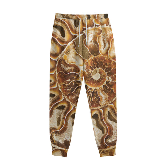 Ammonite Fossil Print Sweatpants