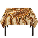 Ammonite Fossil Print Tablecloth