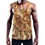 Ammonite Fossil Print Training Tank Top