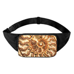 Ammonite Fossil Print Waist Bag