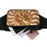 Ammonite Fossil Print Waist Bag