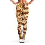 Ammonite Fossil Print Women's Leggings