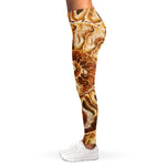Ammonite Fossil Print Women's Leggings