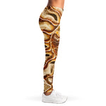 Ammonite Fossil Print Women's Leggings