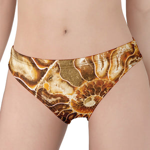 Ammonite Fossil Print Women's Panties