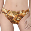 Ammonite Fossil Print Women's Thong