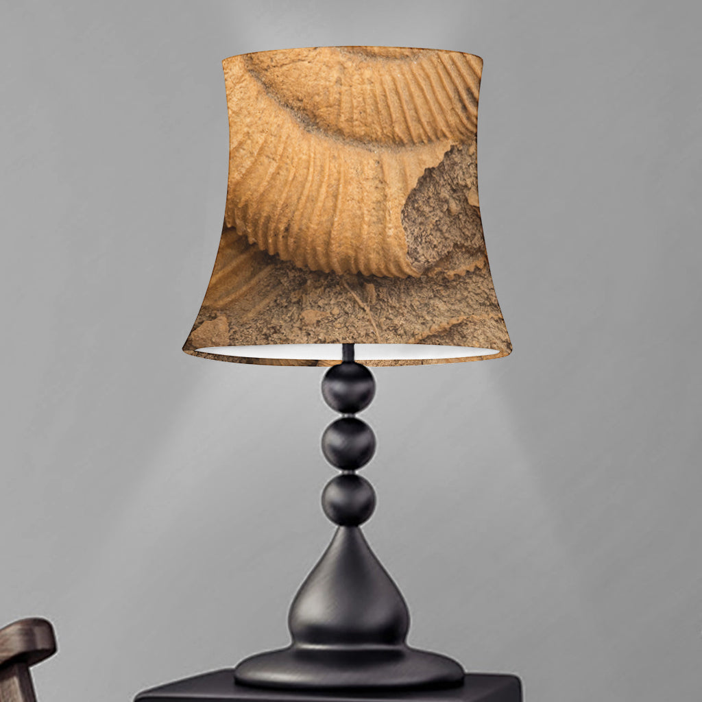 Ammonite Shell Fossil Print Bell Lamp Shade