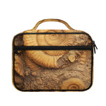 Ammonite Shell Fossil Print Briefcase Bible Bag