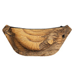 Ammonite Shell Fossil Print Fanny Pack