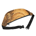 Ammonite Shell Fossil Print Fanny Pack