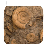 Ammonite Shell Fossil Print Hand Towel