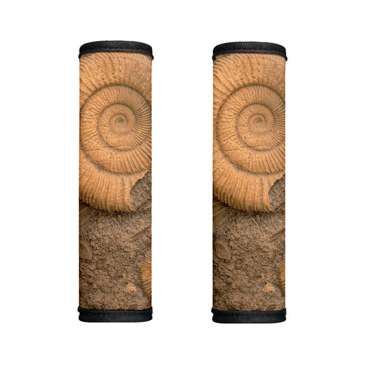 Ammonite Shell Fossil Print Handle Covers