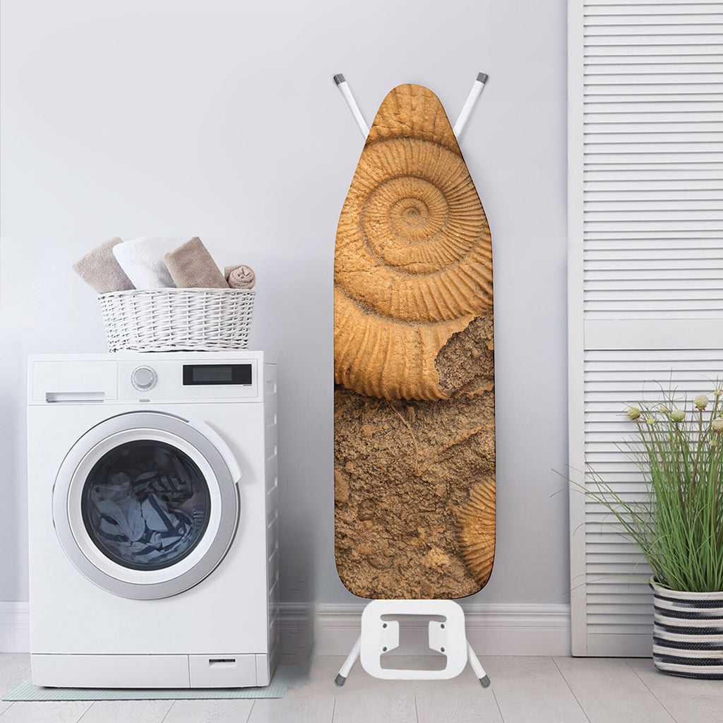Ammonite Shell Fossil Print Ironing Board Cover