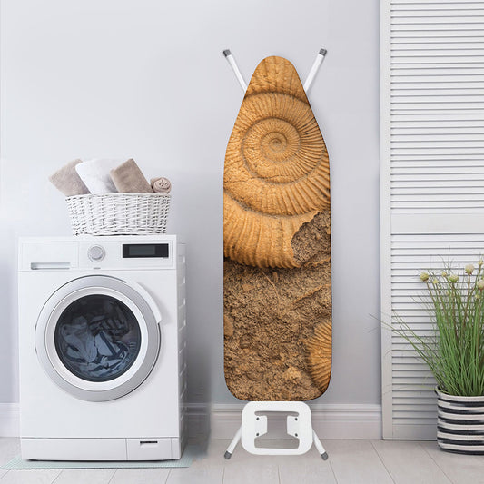 Ammonite Shell Fossil Print Ironing Board Cover