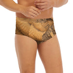 Ammonite Shell Fossil Print Men's Briefs