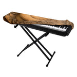 Ammonite Shell Fossil Print Piano Keyboard Cover