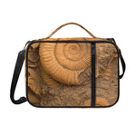 Ammonite Shell Fossil Print Shoulder Strap Bible Bag