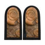 Ammonite Shell Fossil Print Skillet Handle Cover