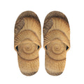 Ammonite Shell Fossil Print Slippers