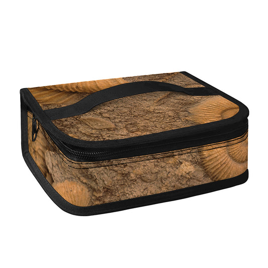 Ammonite Shell Fossil Print Small Lunch Bag