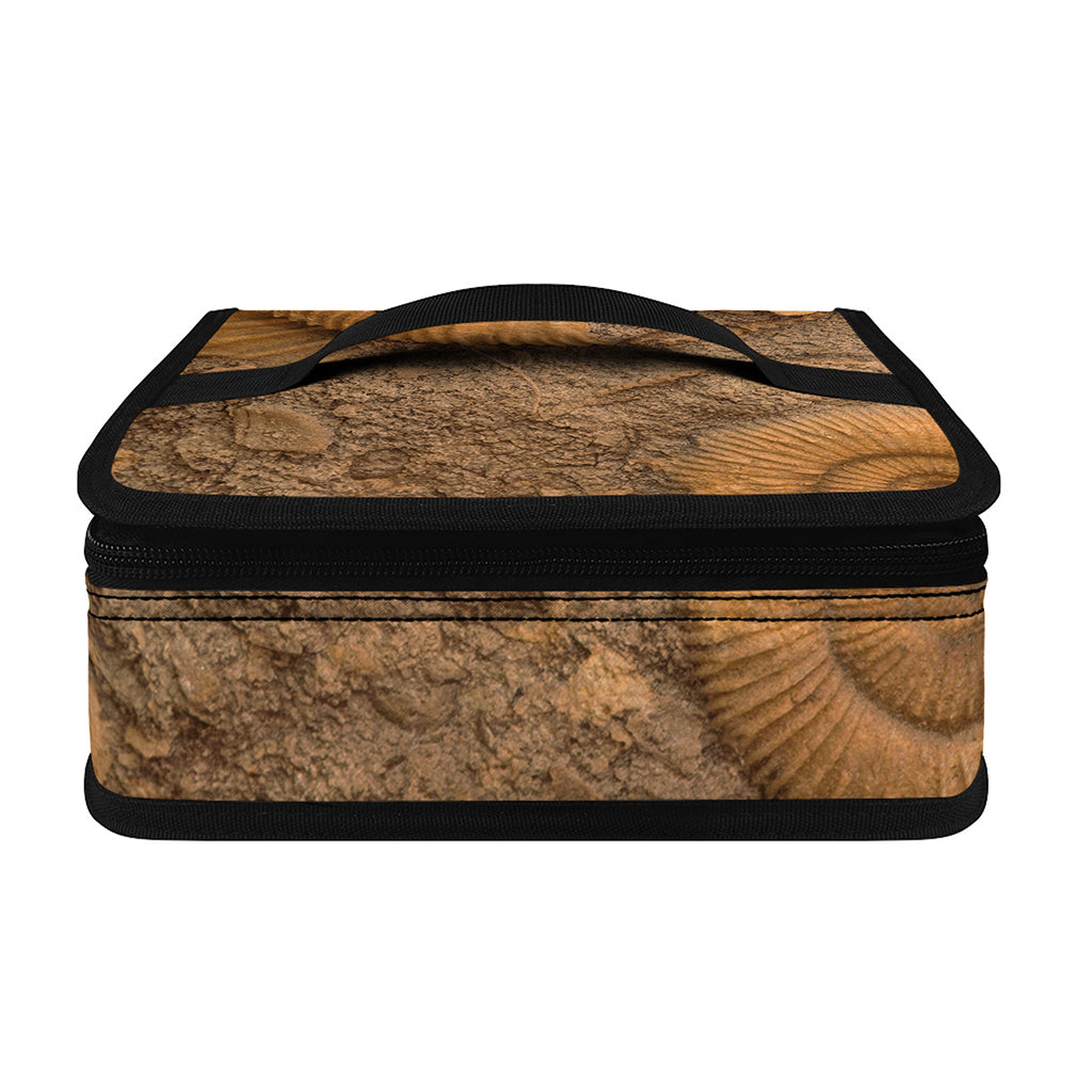 Ammonite Shell Fossil Print Small Lunch Bag