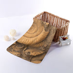 Ammonite Shell Fossil Print Towel