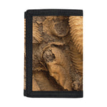 Ammonite Shell Fossil Print Trifold Wallet