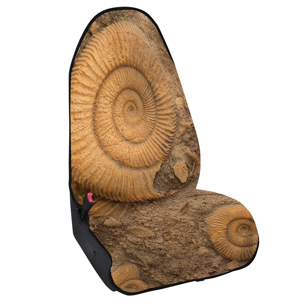 Ammonite Shell Fossil Print Waterproof Car Seat Cover