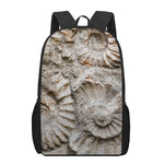 Ammonoidea Fossil Print 17 Inch Backpack